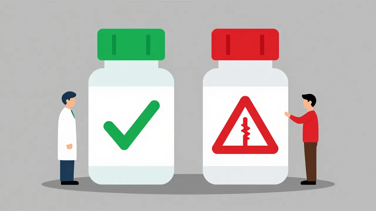 Comparison of safe cardioselective vs risky non-selective beta-blocker pills