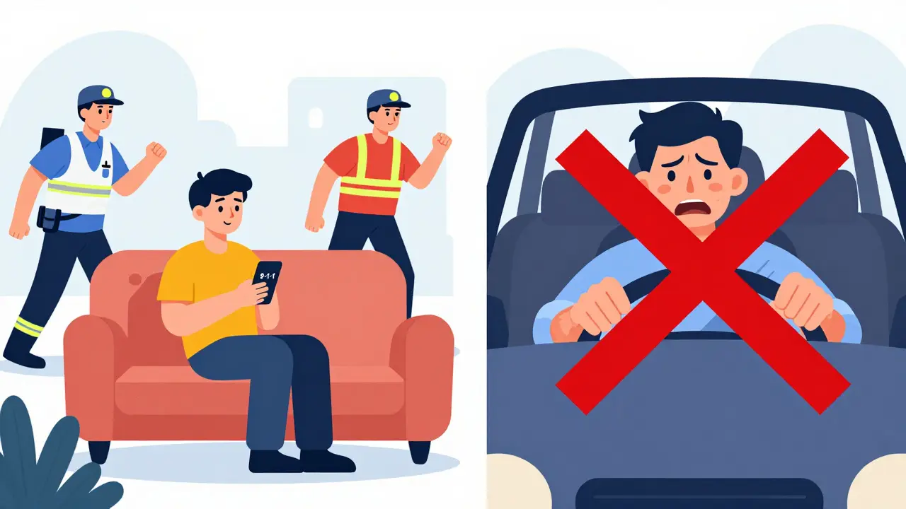 Comparison of calling ambulance versus driving to hospital for chest pain