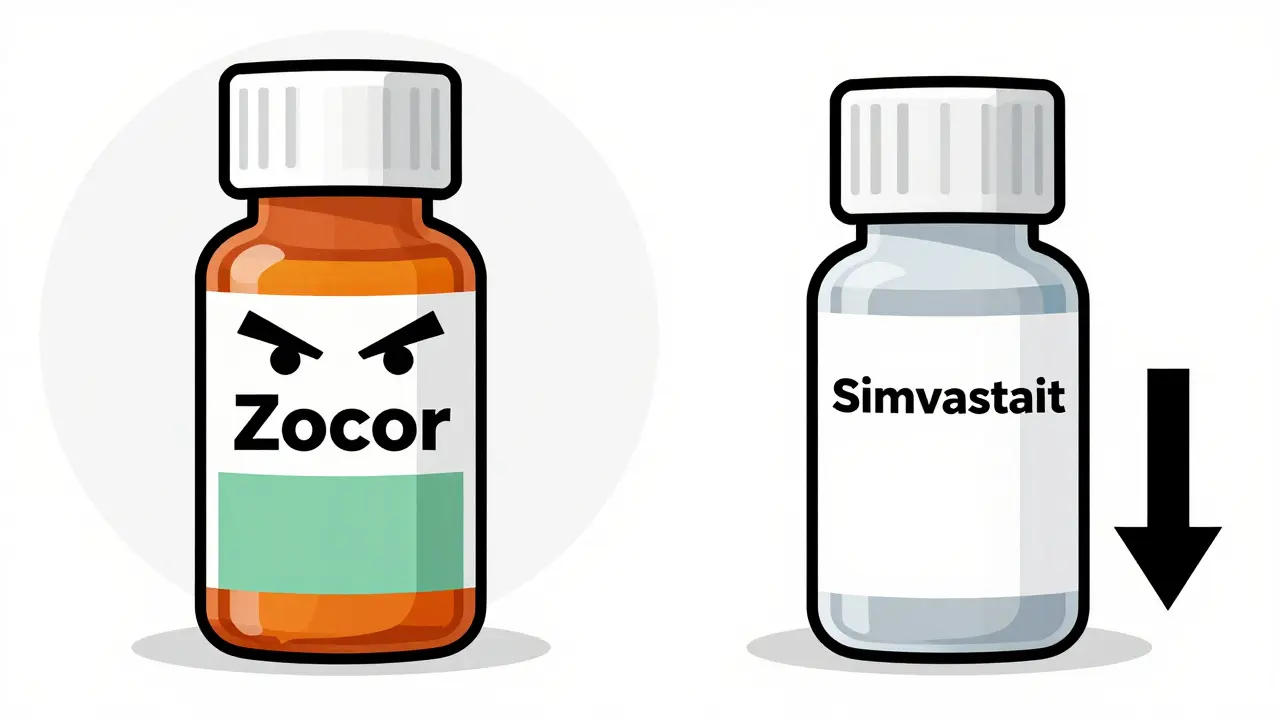 Comparison of expensive brand drug vs affordable generic medication